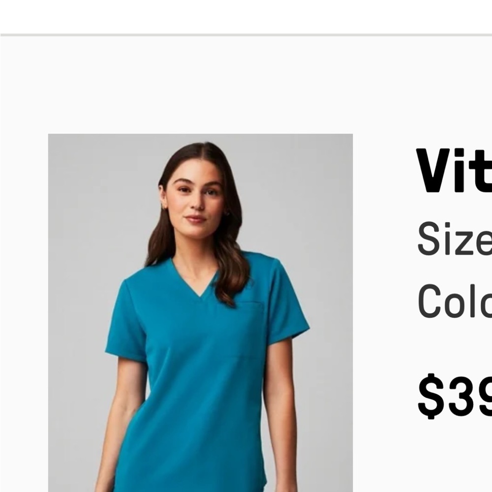 Fabletics Women’s Vital Scrub Tops Bundle of 4